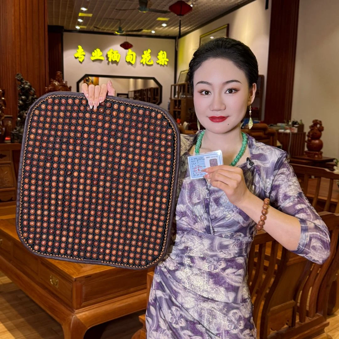 大木侠缅花汽车坐垫夏季木珠单片透气凉垫实木珠子座垫