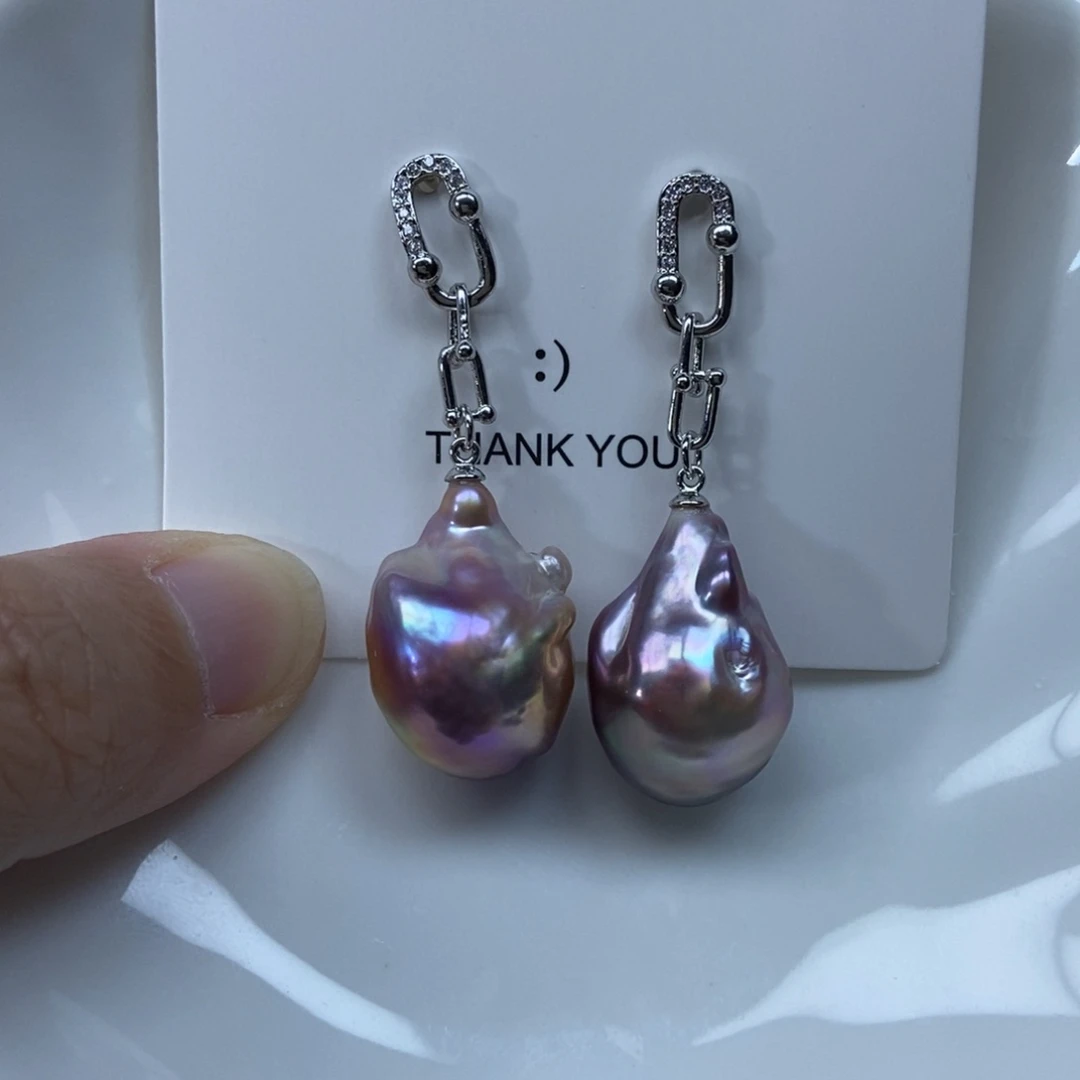 淡水珍珠耳饰合金棋*特价313