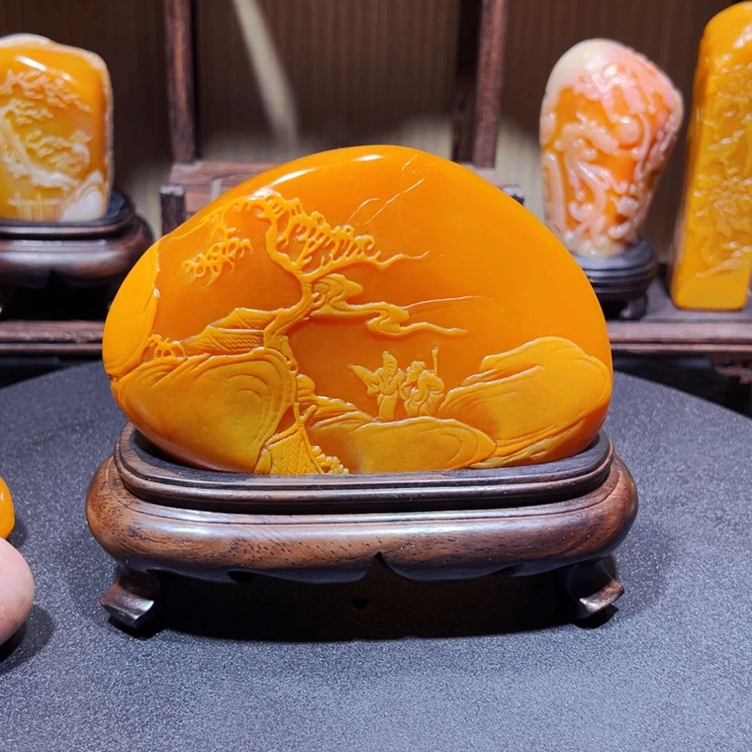 田黄石夜*石雕石雕石雕