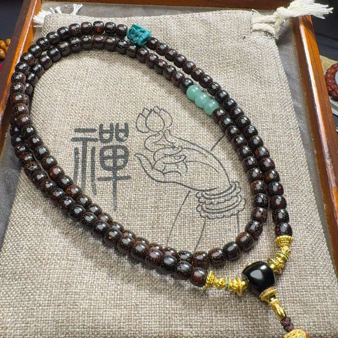 星月菩提吊坠黑金