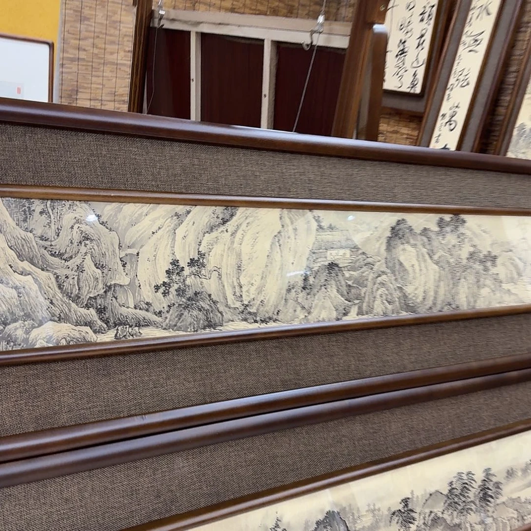 派***人国画真人手绘作品