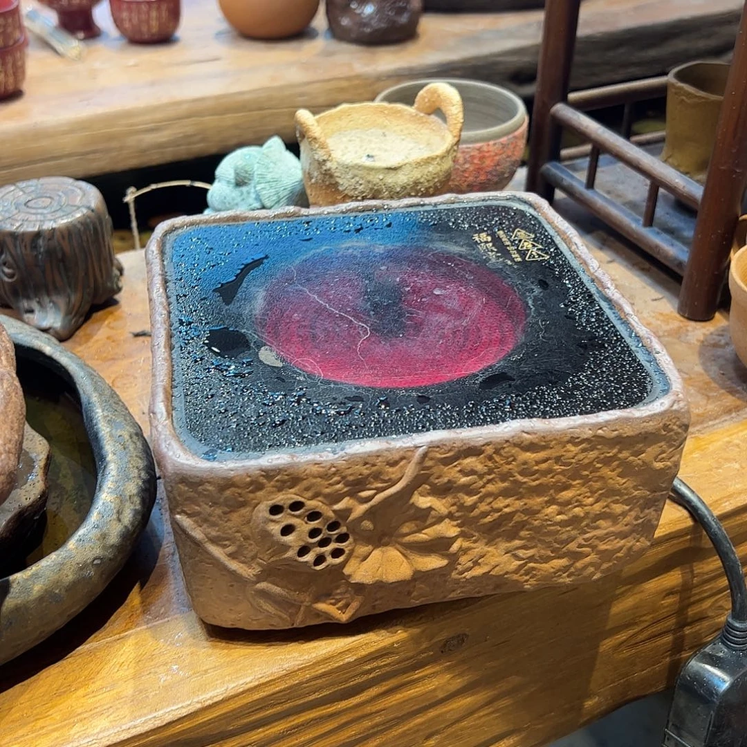 可以养的粗陶原矿老岩泥茶器