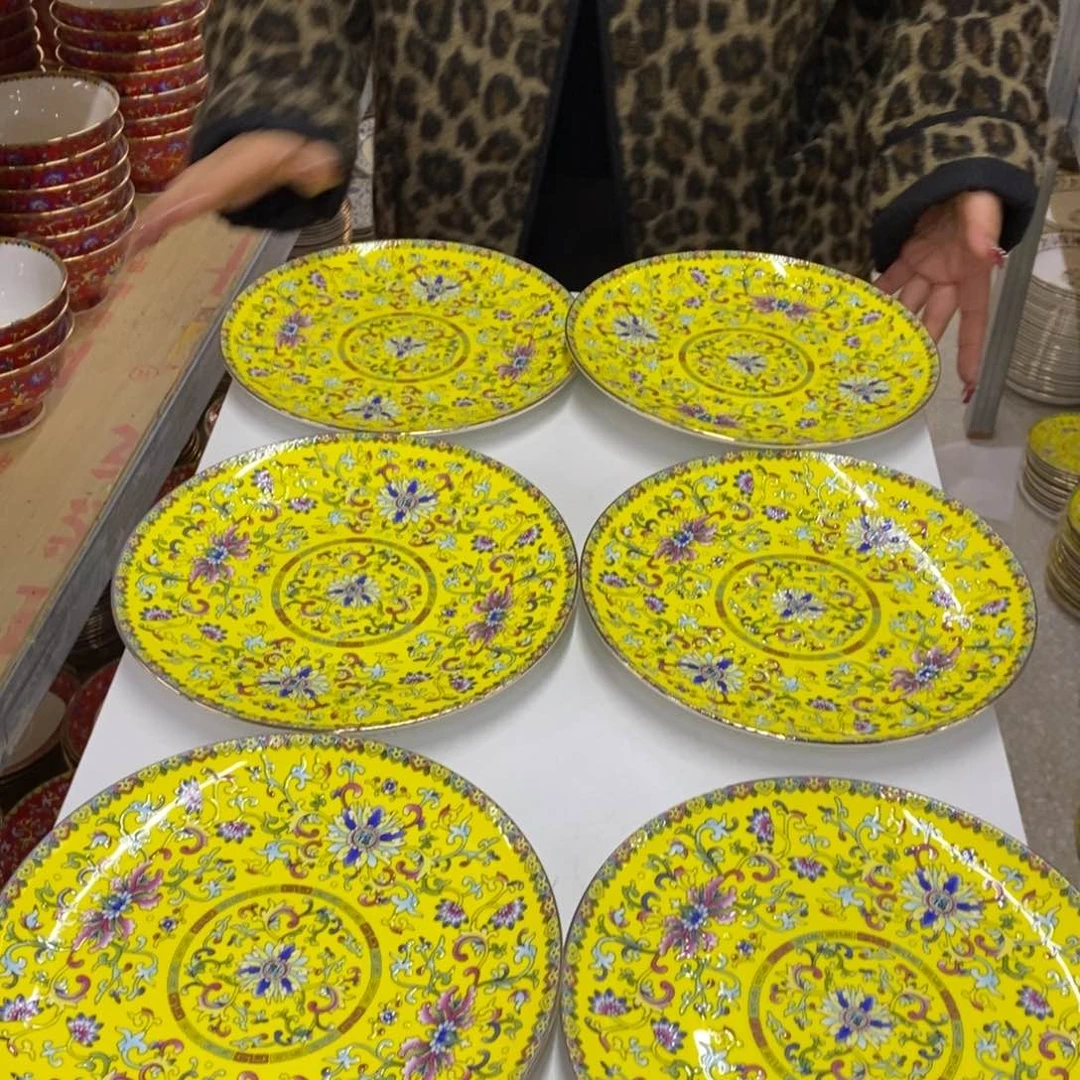 陶瓷6个8英寸平，，，，，，，，，，