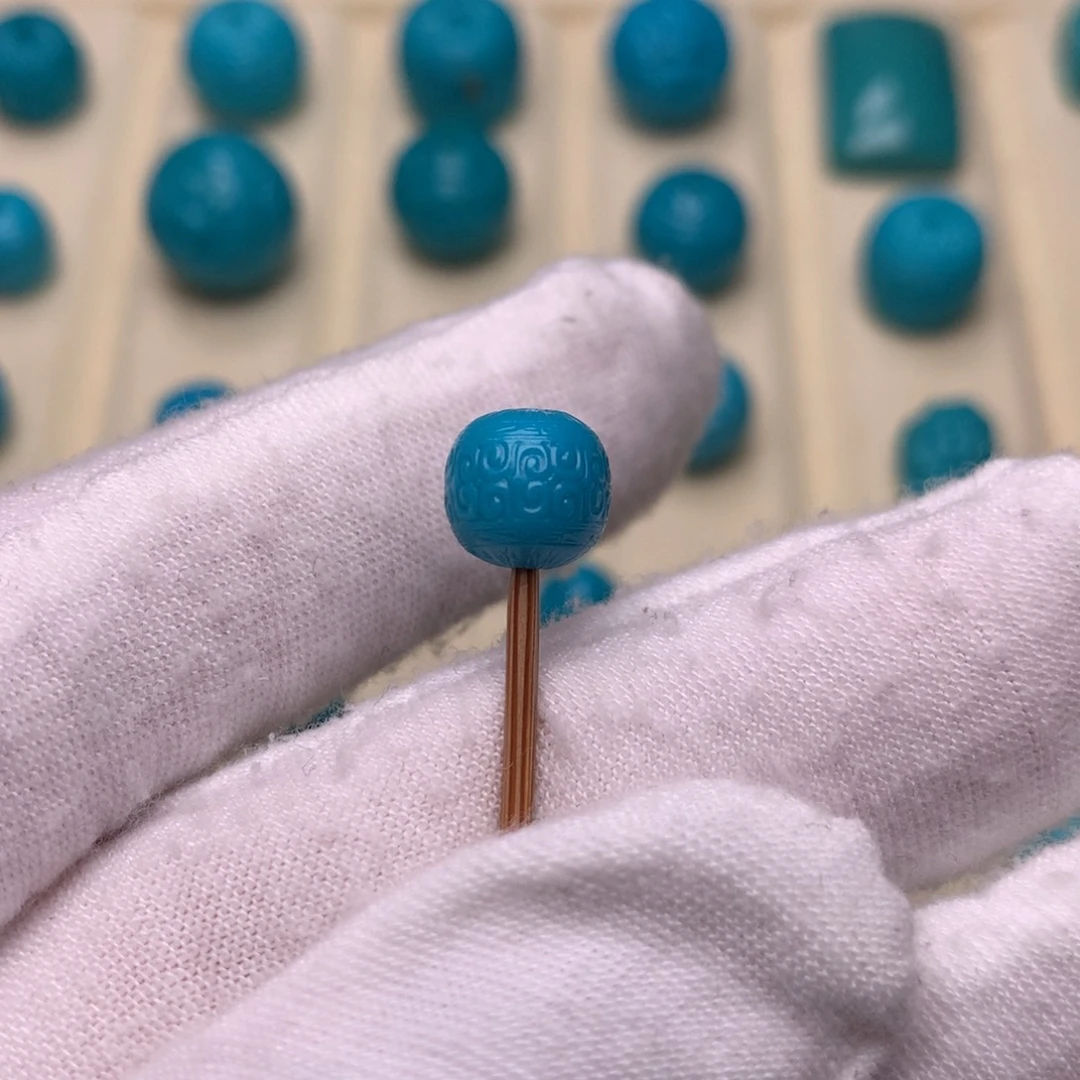 绿松石未镶嵌绿松石回纹8.6