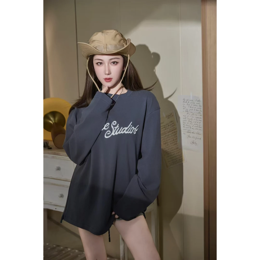 LIMERENCE “赤墨” 高级深灰长袖ACN短袖慵懒