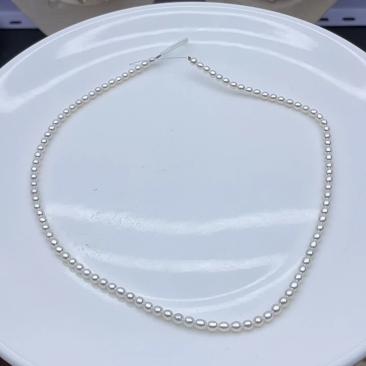 银S925镶嵌淡水珍珠颈饰