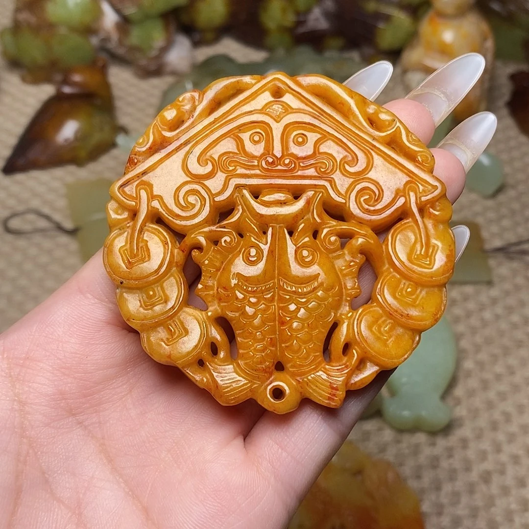 未镶嵌蛇纹石玉颈饰