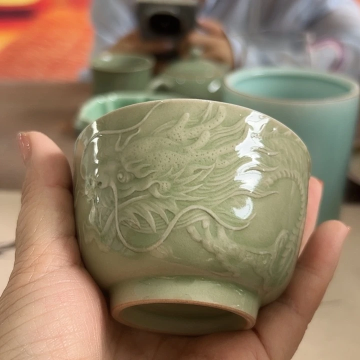 小米茶器龙泉青瓷
