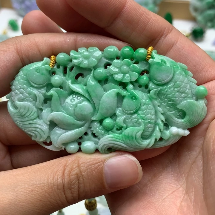 颈饰未镶嵌翡翠翡翠
