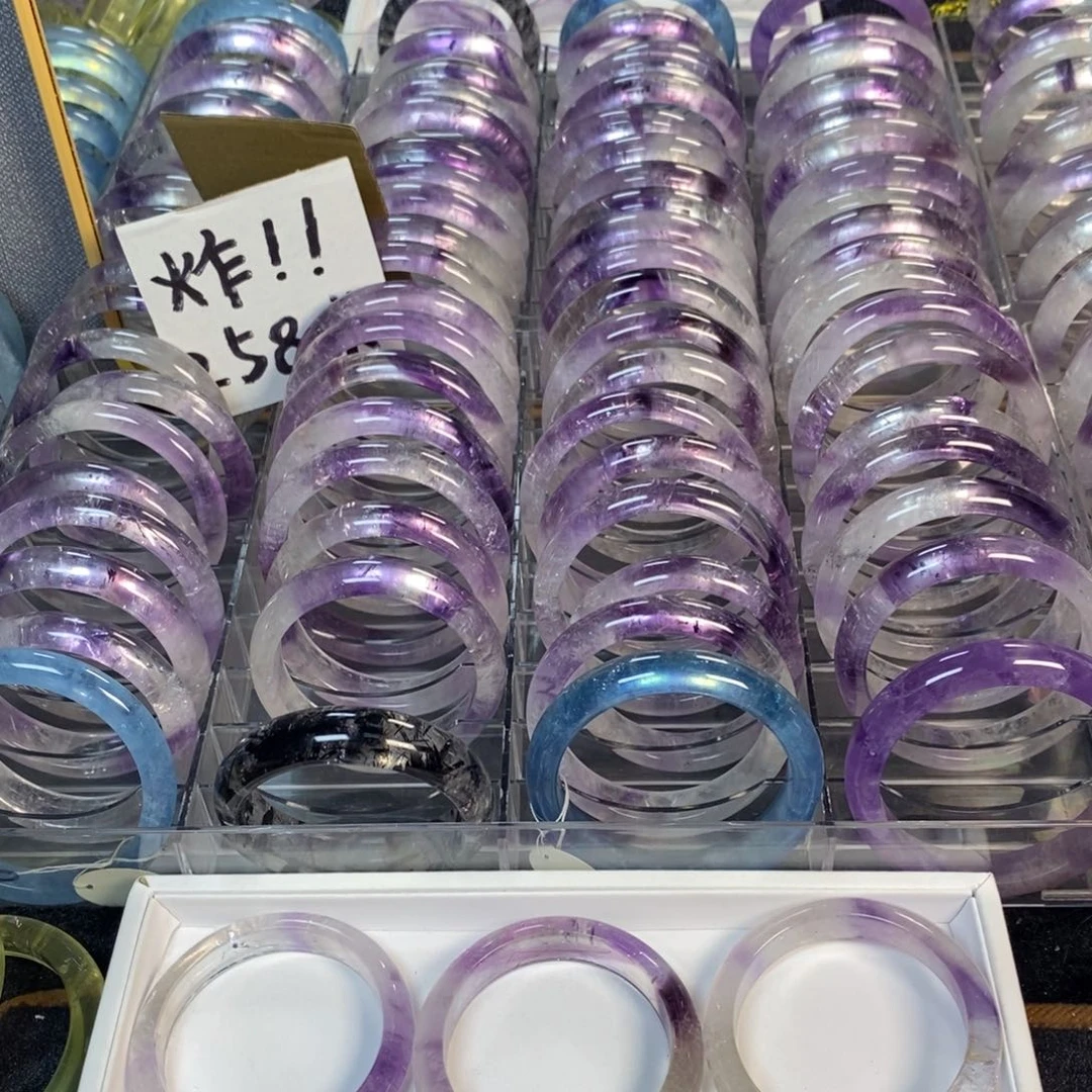 未镶嵌萤石手镯米***ᕱ