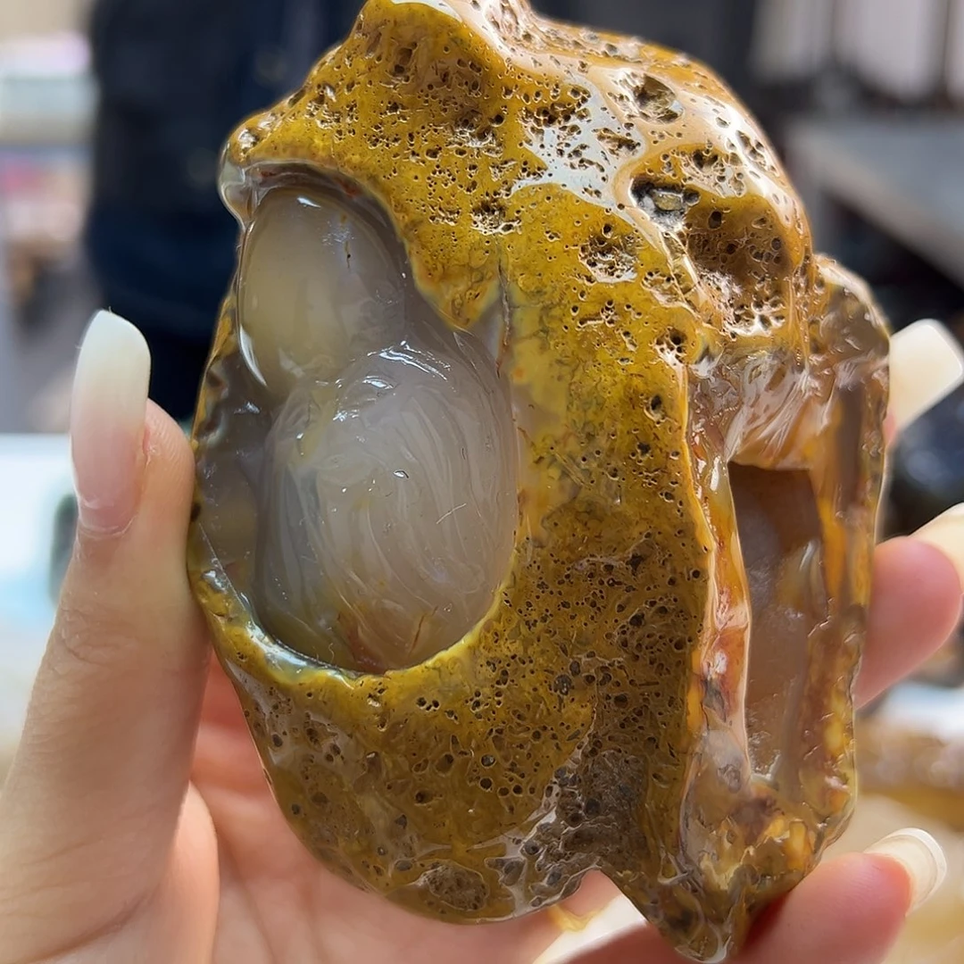 玛瑙/玉髓未镶嵌吊坠(不含链)