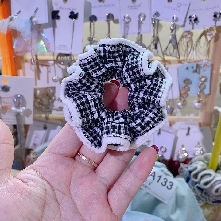 布艺非金属小发圈