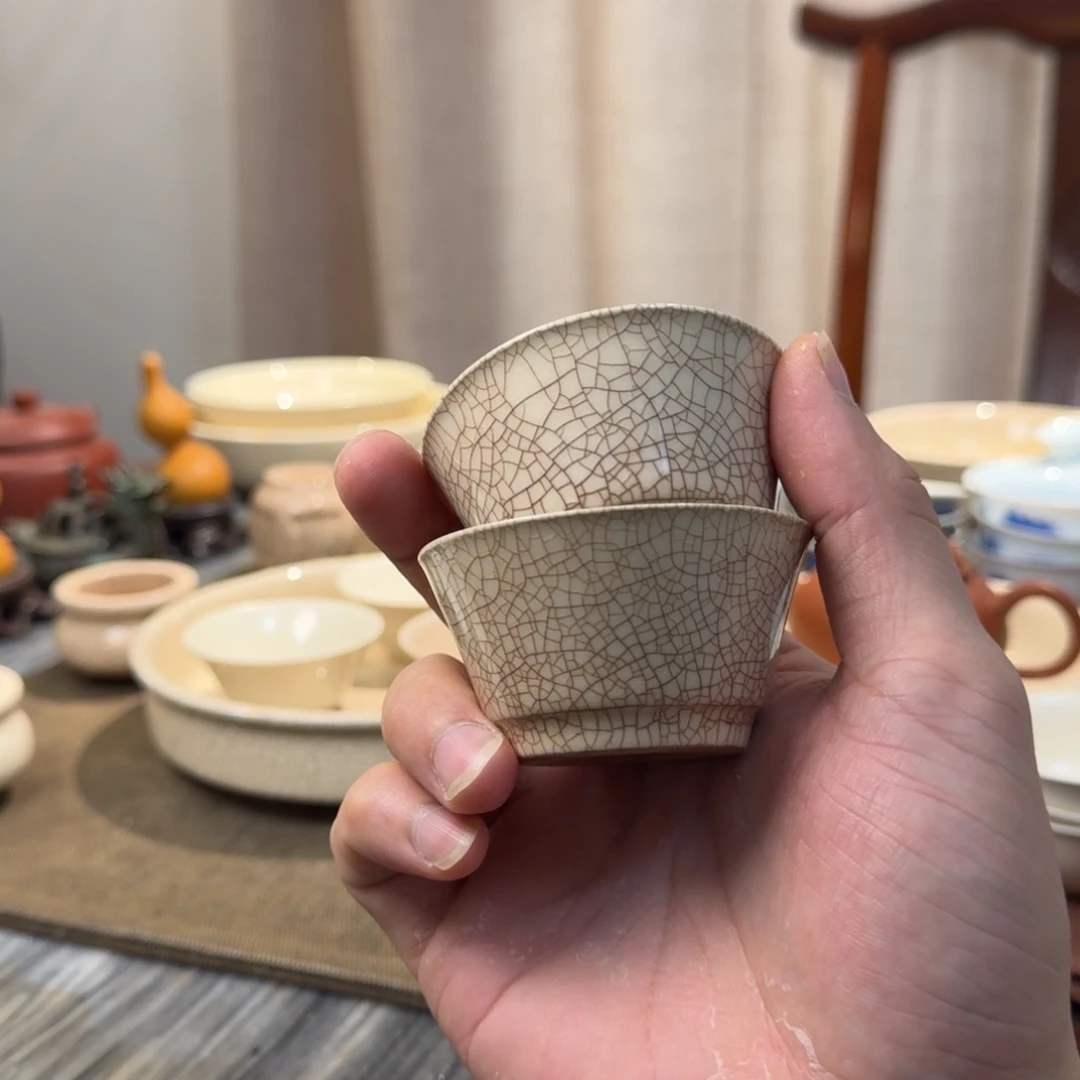 且***慢两只杯子福利价茶具