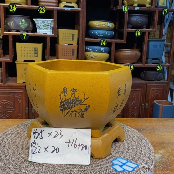 紫砂花盆紫砂花盆