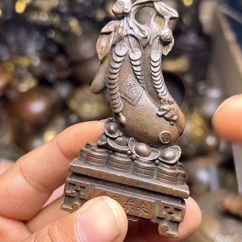 铜制文玩把玩物件