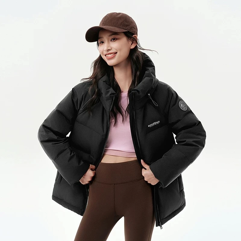 波司登男女同款25年新款羽绒服休闲短款修身显瘦百搭外套5112XS
