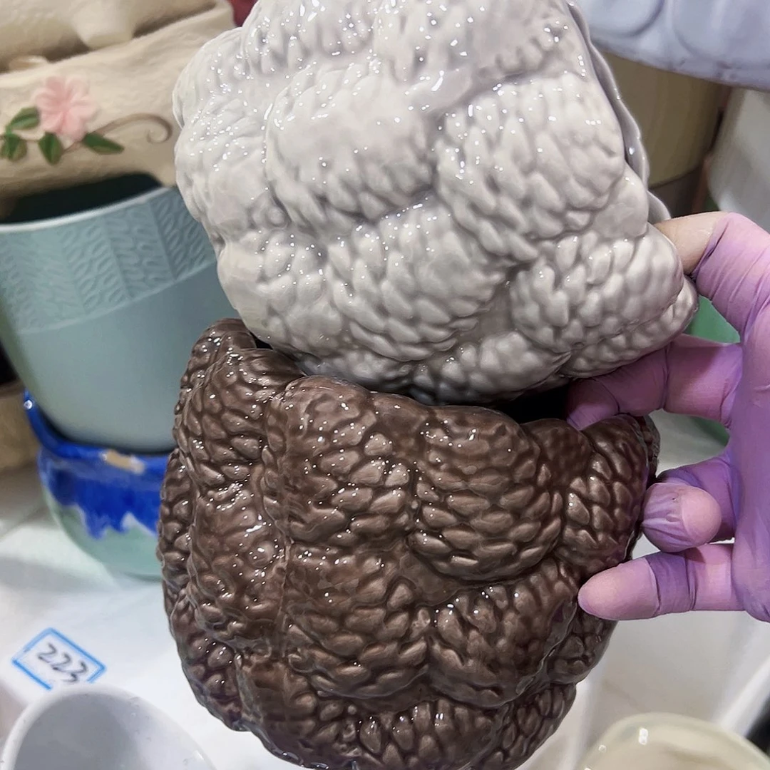 有孔外贸尾单陶瓷花盆凑单10米包邮