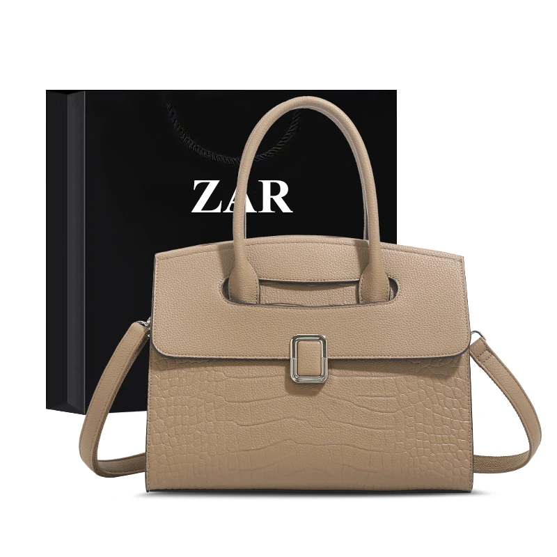 ZAR&RUILR/查瑞娜轻奢手提包包女高级感精致妈妈包百搭通勤单肩包