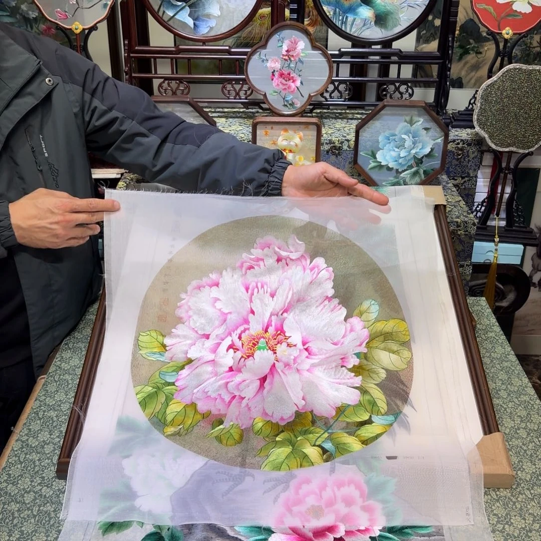 刺绣手工苏绣工艺制作技艺精湛