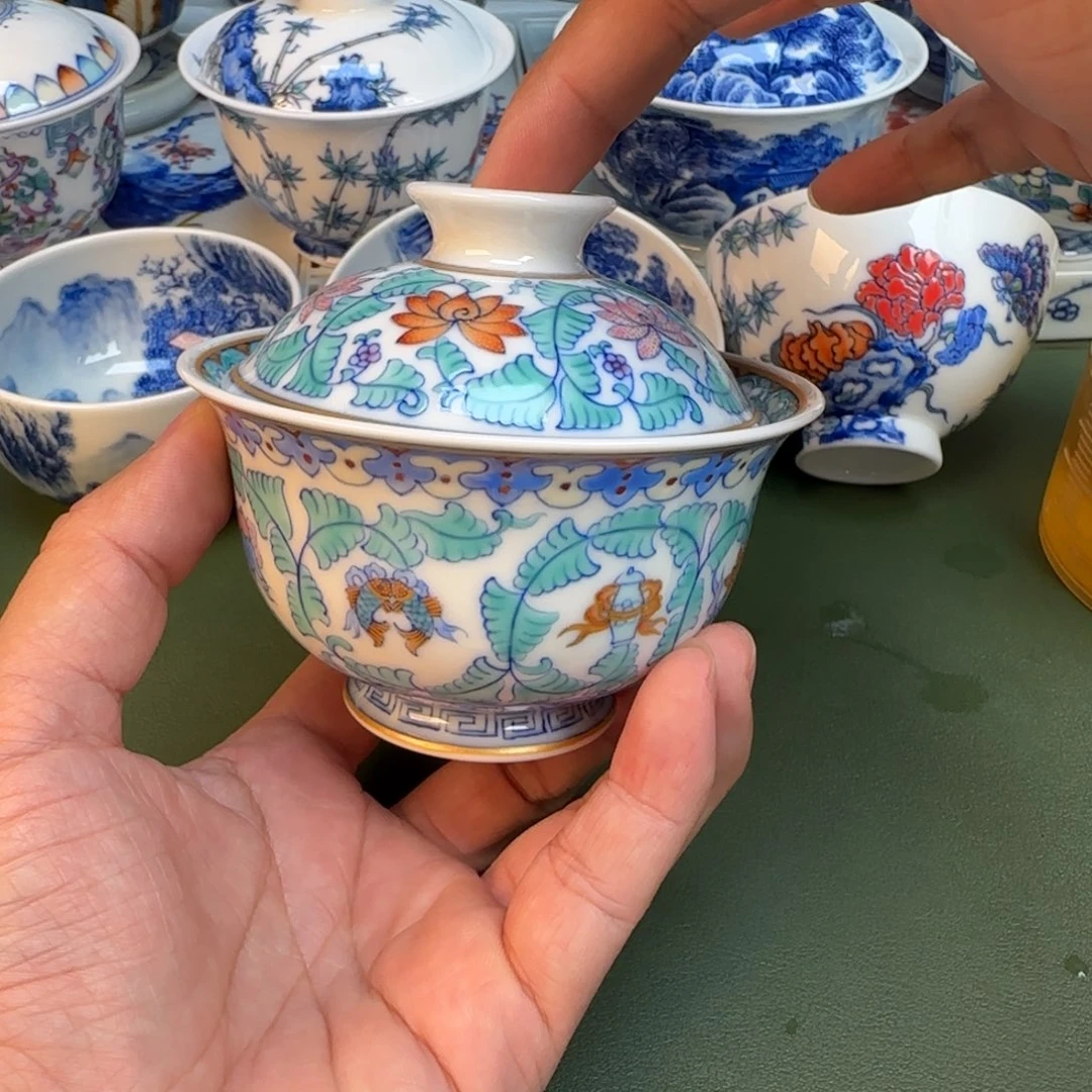 陶纯手工纯手绘茶具335