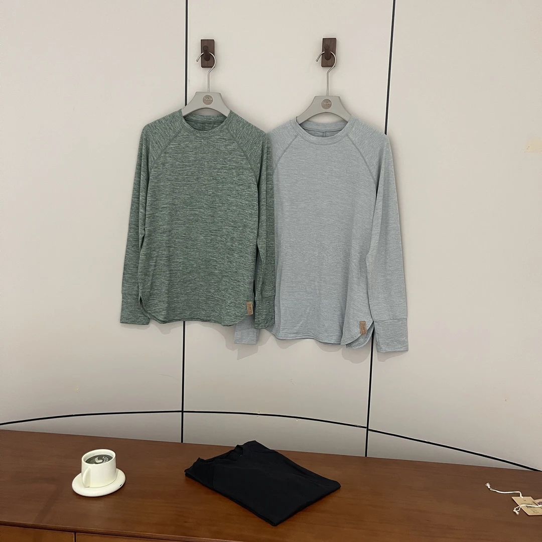 FUJIA STYLE新款休闲百搭简约时尚纯色长袖T恤WMT016