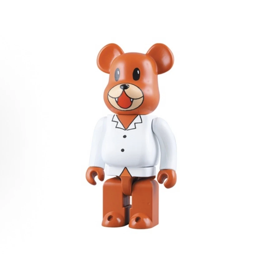 积木熊Bearbrick莱昂纳多博士全新未拆400%尺寸28cm潮玩