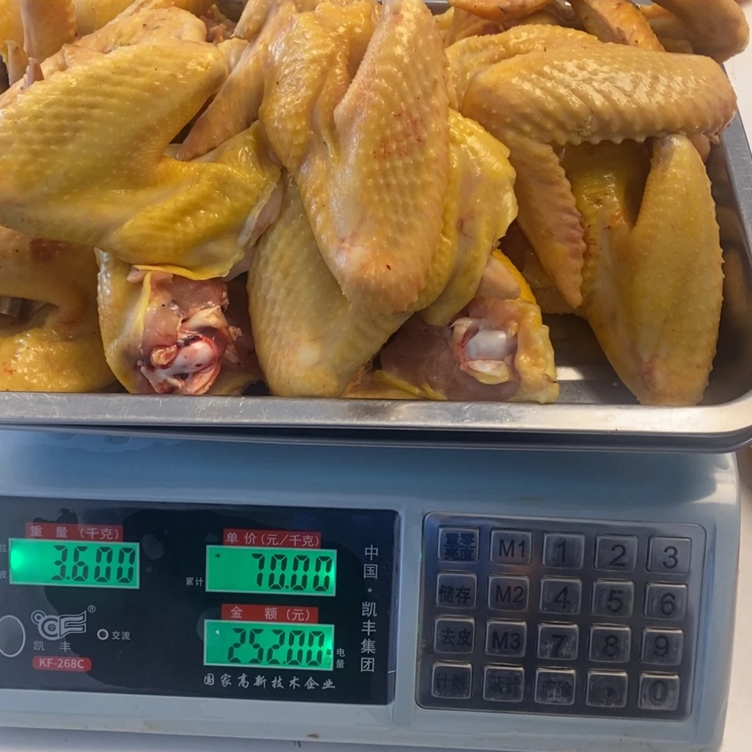 30天中国大陆包装鸡翅