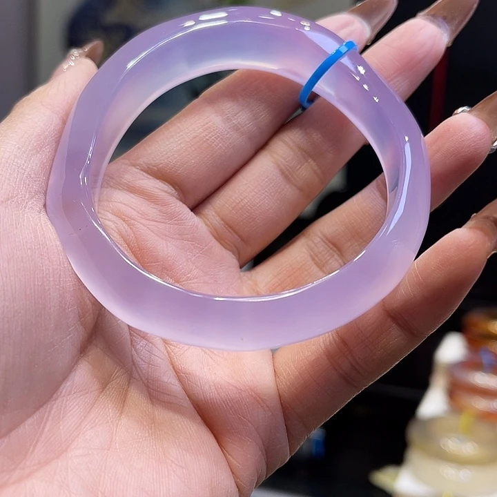 玛瑙/玉髓手镯未镶嵌朱**镜