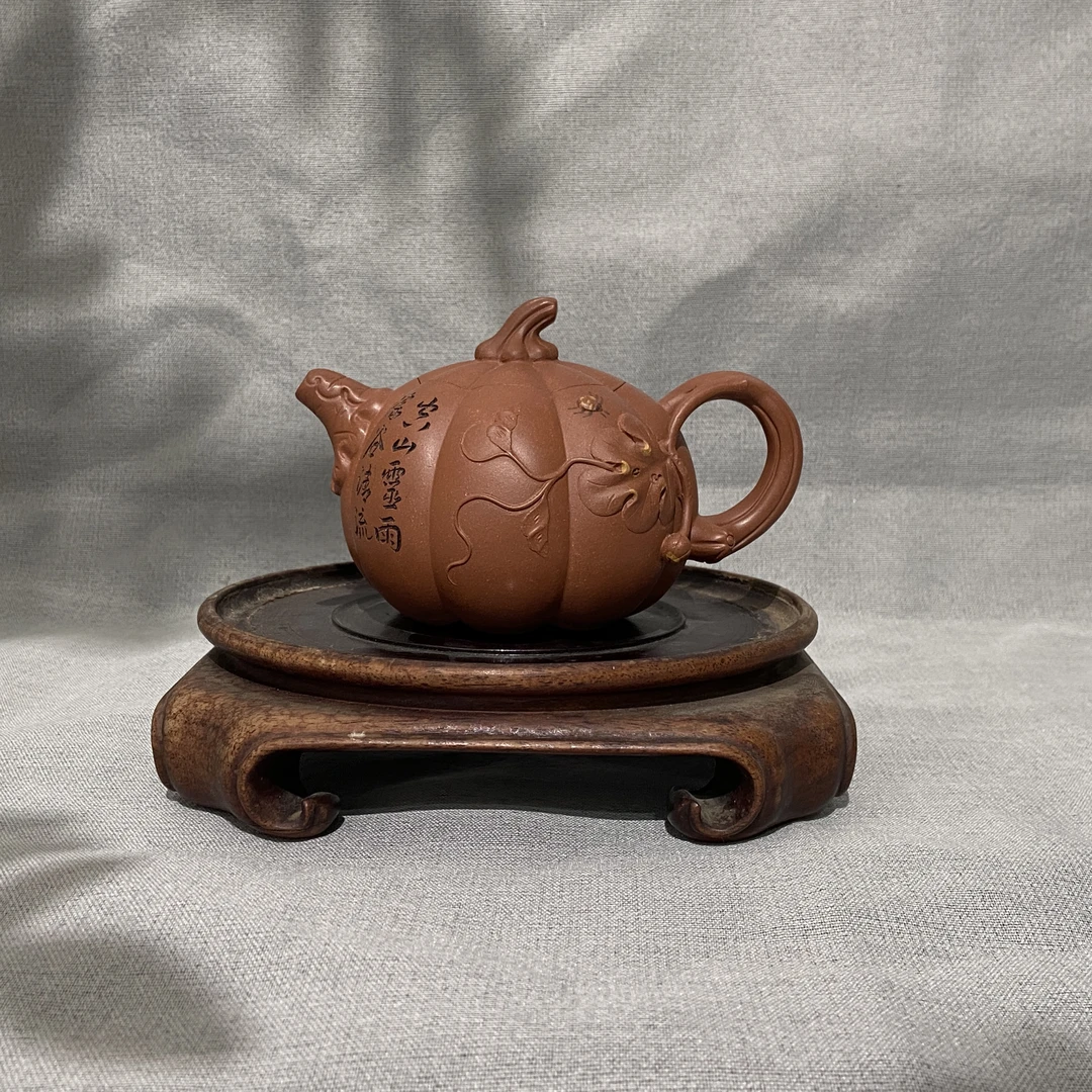 宜兴手工紫砂陶 茶壶GS3474-11