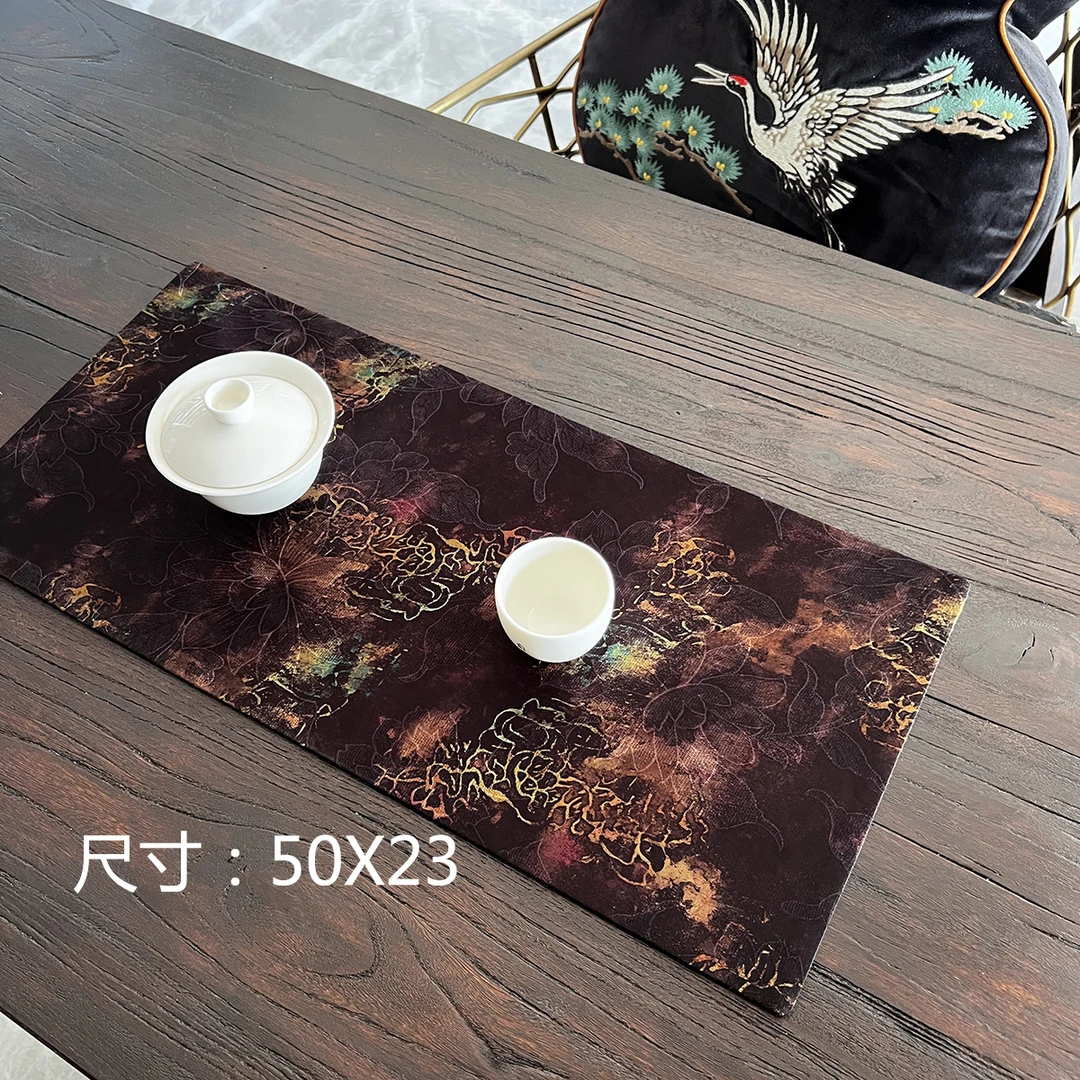 X509香云纱茶席，家里面料随便卖卖