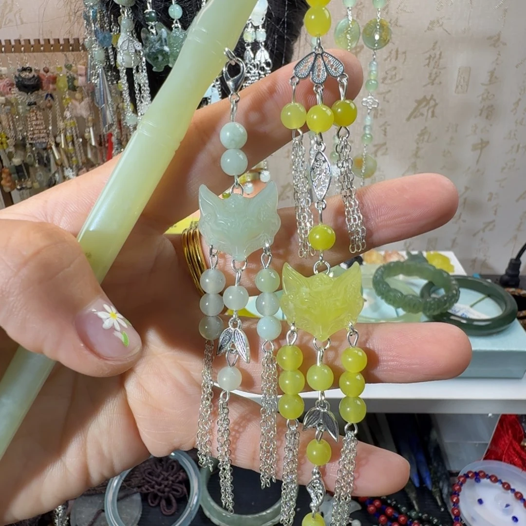 岫玉未镶嵌发簪福利款