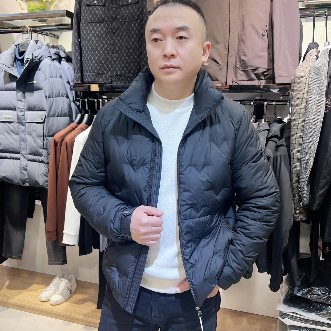 绅朗时尚休闲立领羽绒服