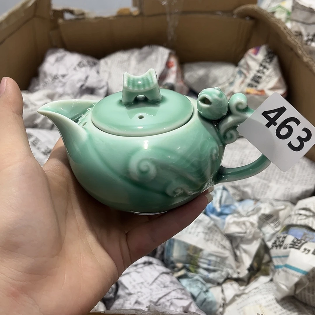 瓷片茶摆件工艺品摆件666