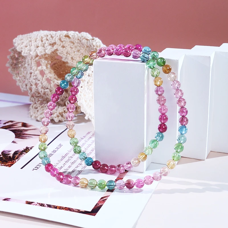 帝王色标人鱼碧玺多圈手链-多样性发其一