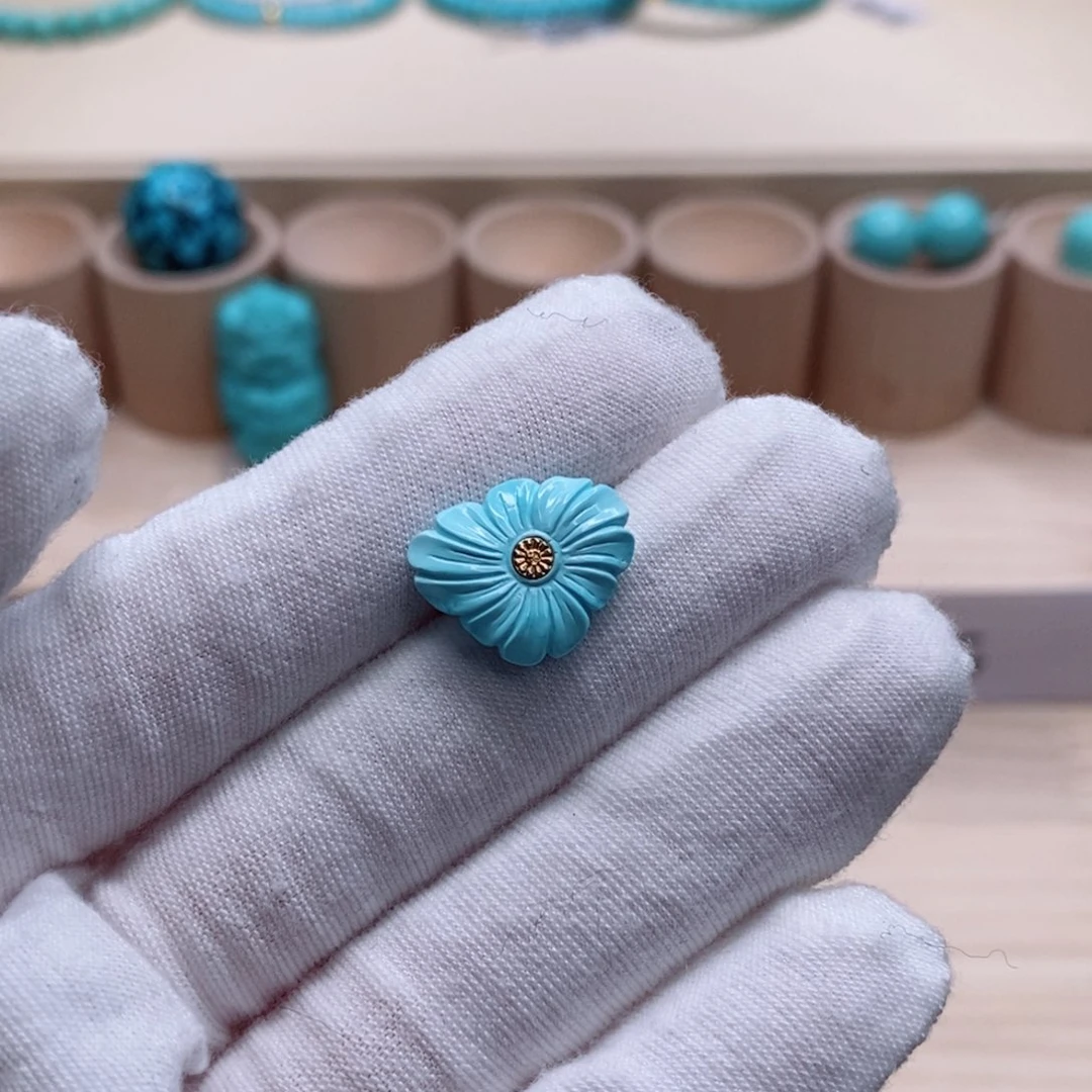 绿松石珠宝奇石未镶嵌