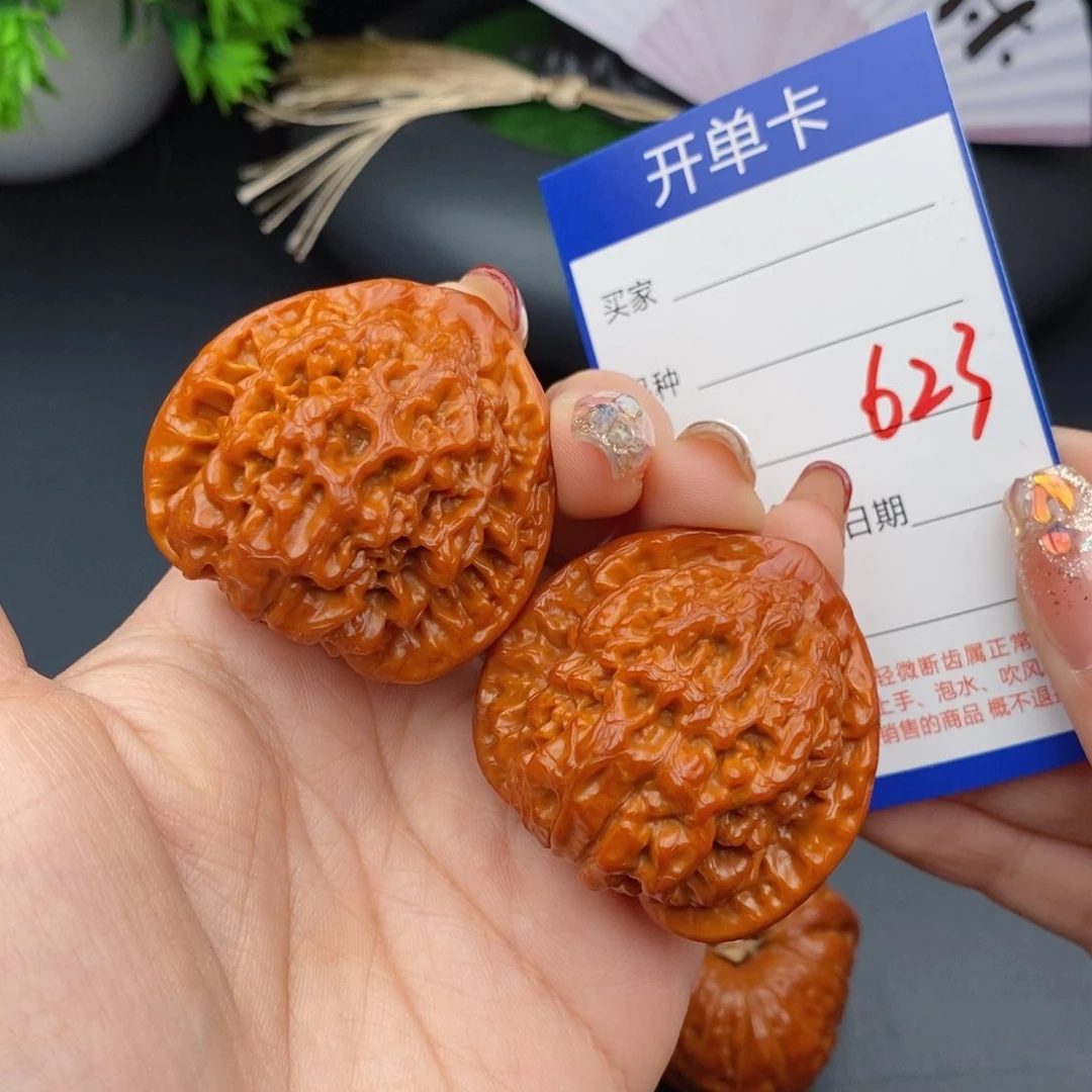 文玩核桃把件43官帽623