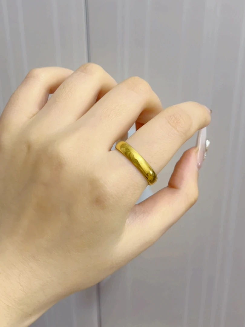 合金戒指 开口光面戒指