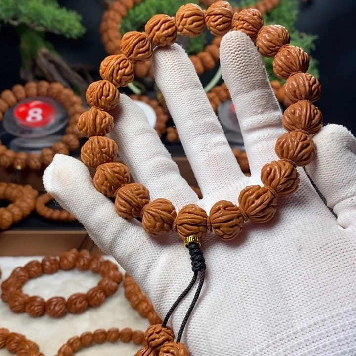 桃核吊坠秦岭龙纹