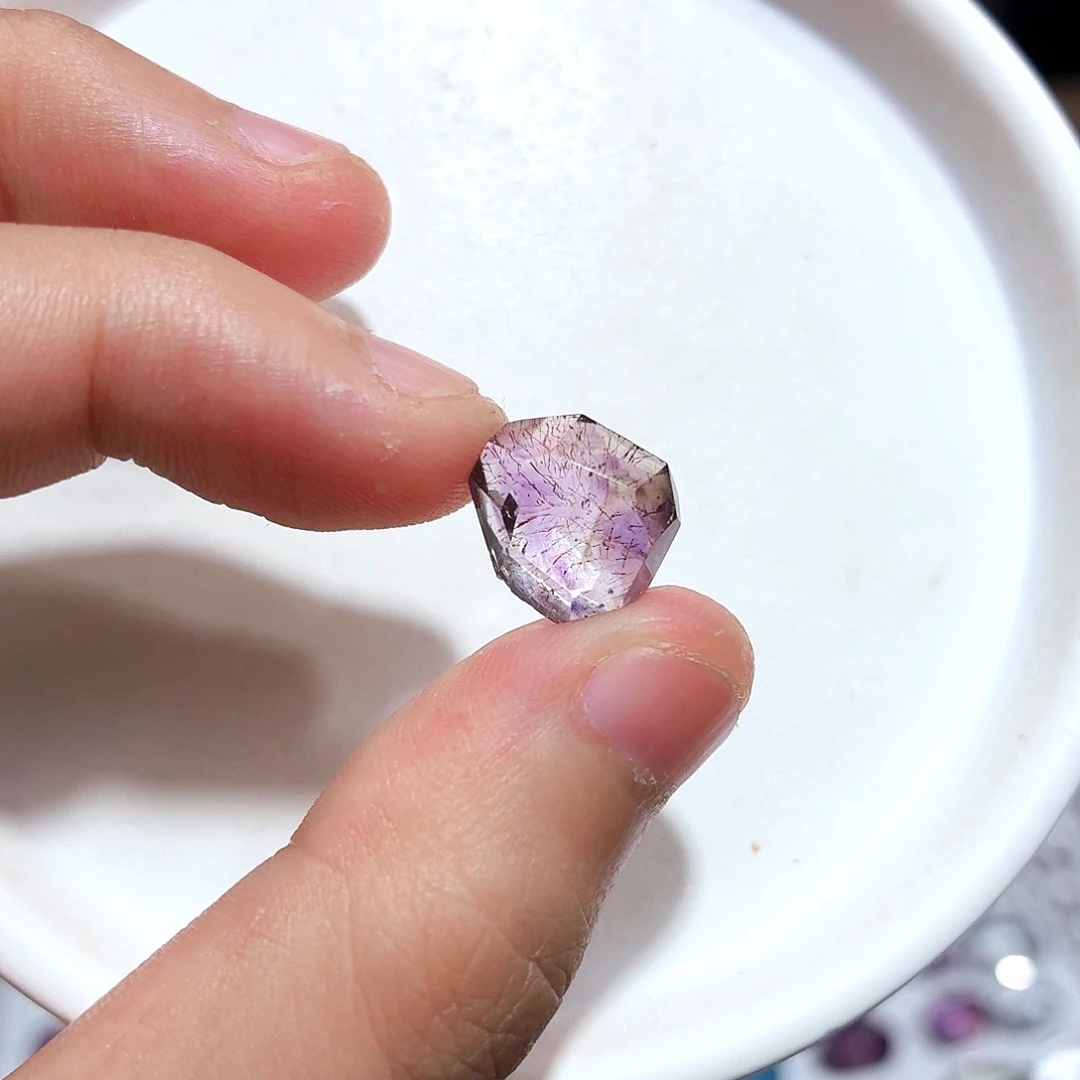 未镶嵌水晶珠宝半成品超七打孔不退换