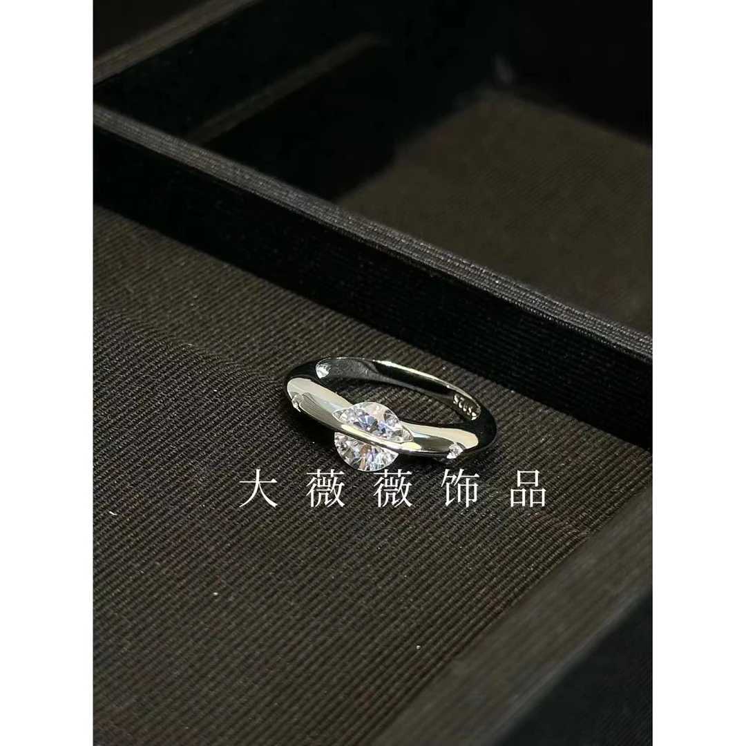 925银戒指 宇宙的转动戒指-5532