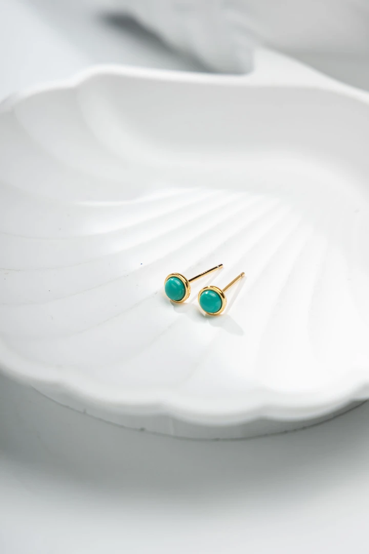 绿松石耳饰-多样性发其一-LL81|BLL4