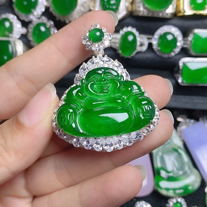 未镶嵌挂件翡翠佛公