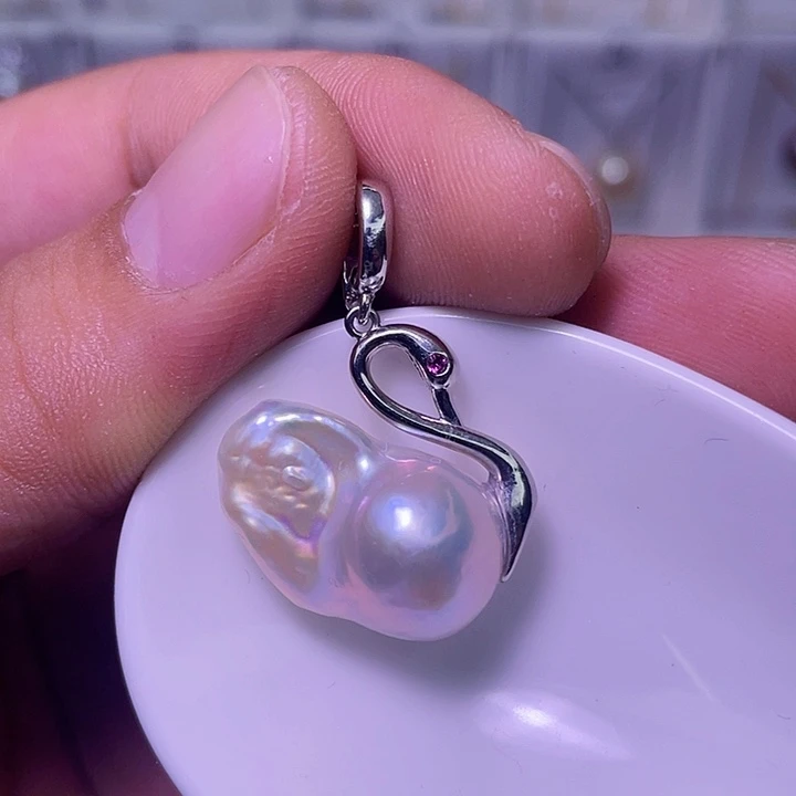 合金淡水珍珠颈饰62