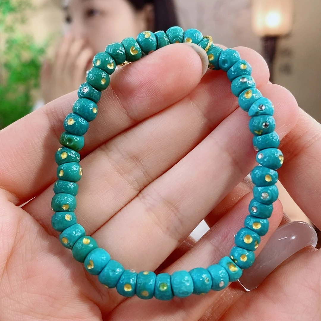 未镶嵌绿松石珠宝奇石