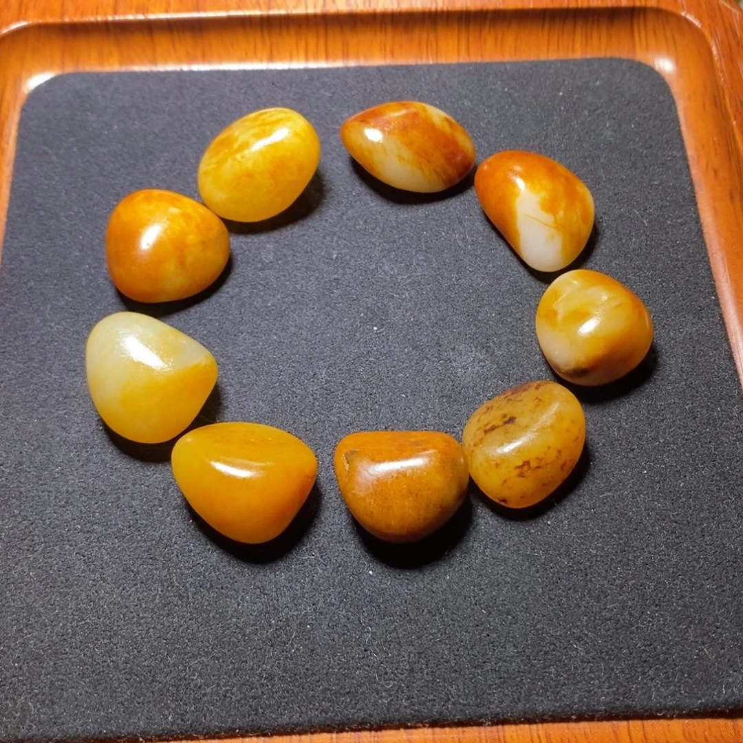 和田玉未镶嵌手链