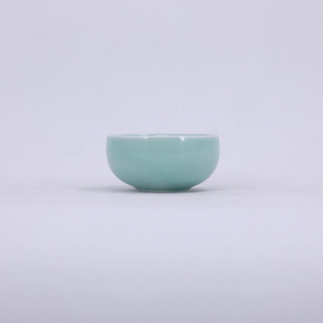 古陶瓷/青色小鱼杯lot1741