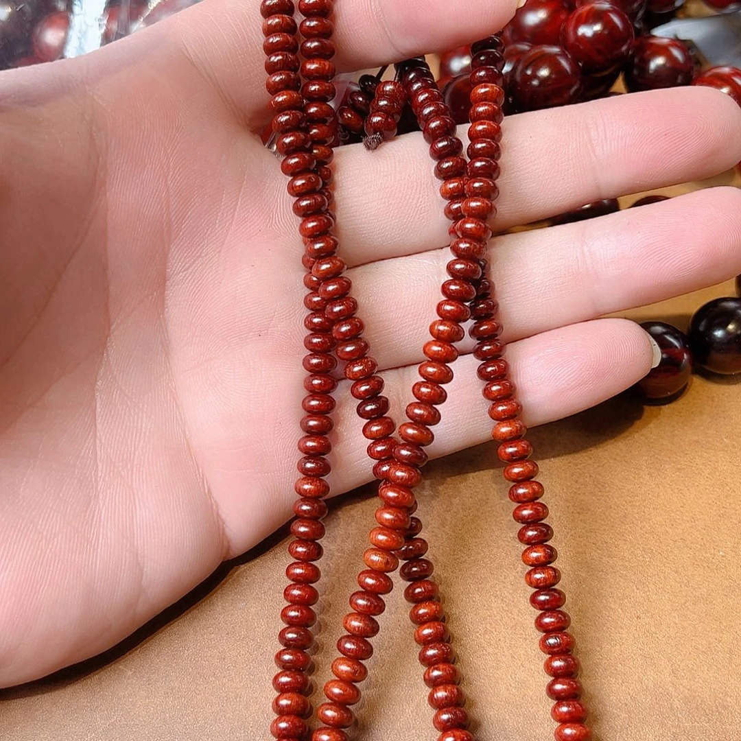 小叶紫檀手串/手链算盘珠108泥料