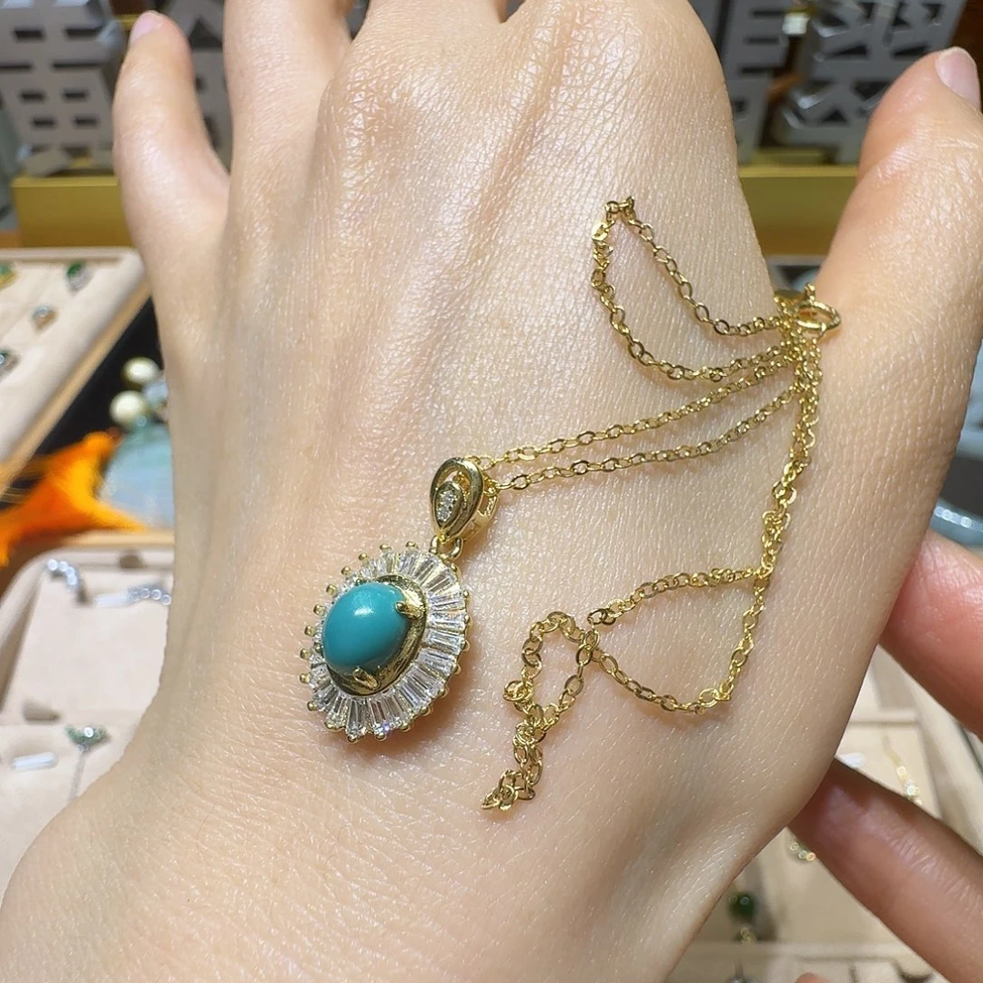 绿松石未镶嵌套链