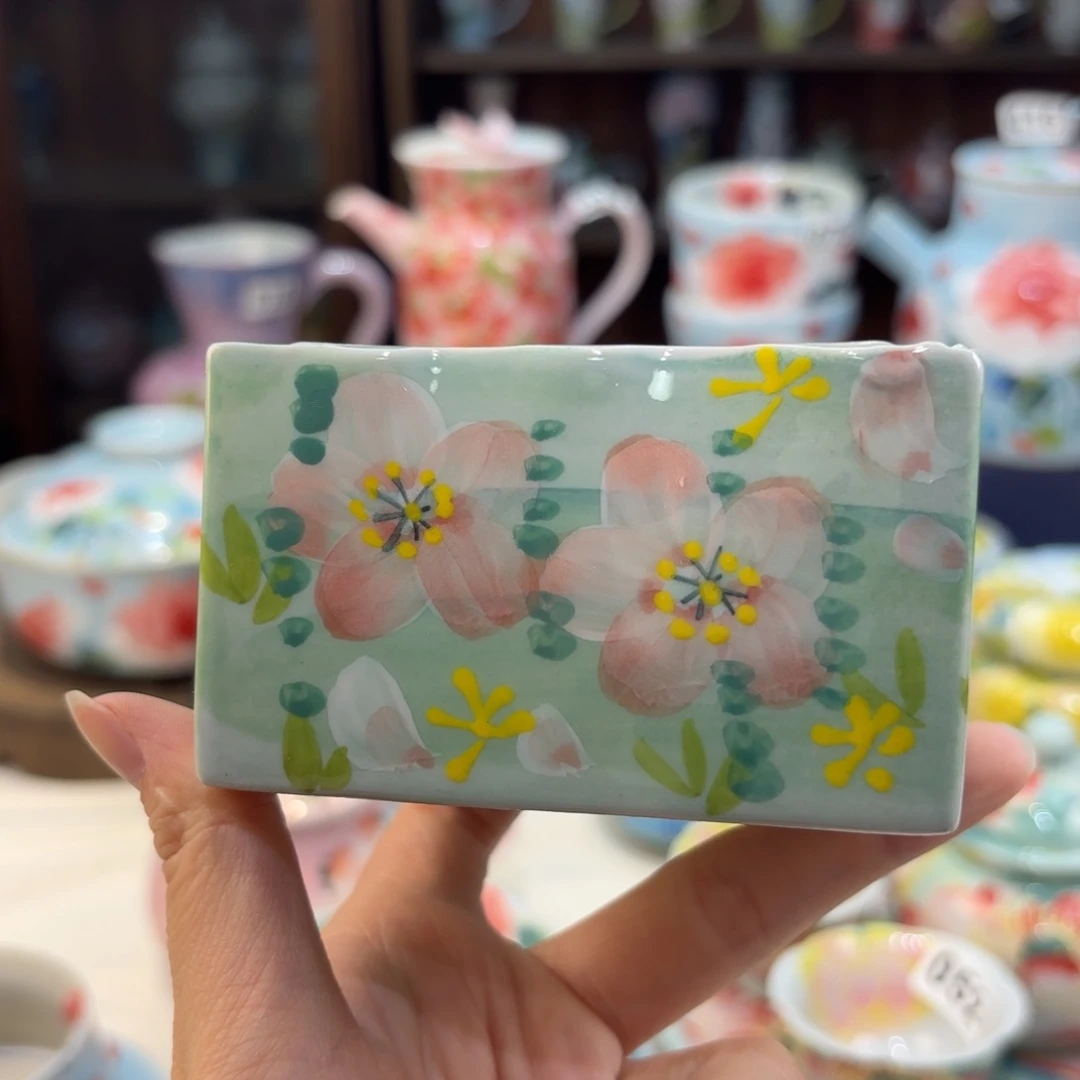 瓷片景德镇手绘高温釉下彩陶瓷茶具