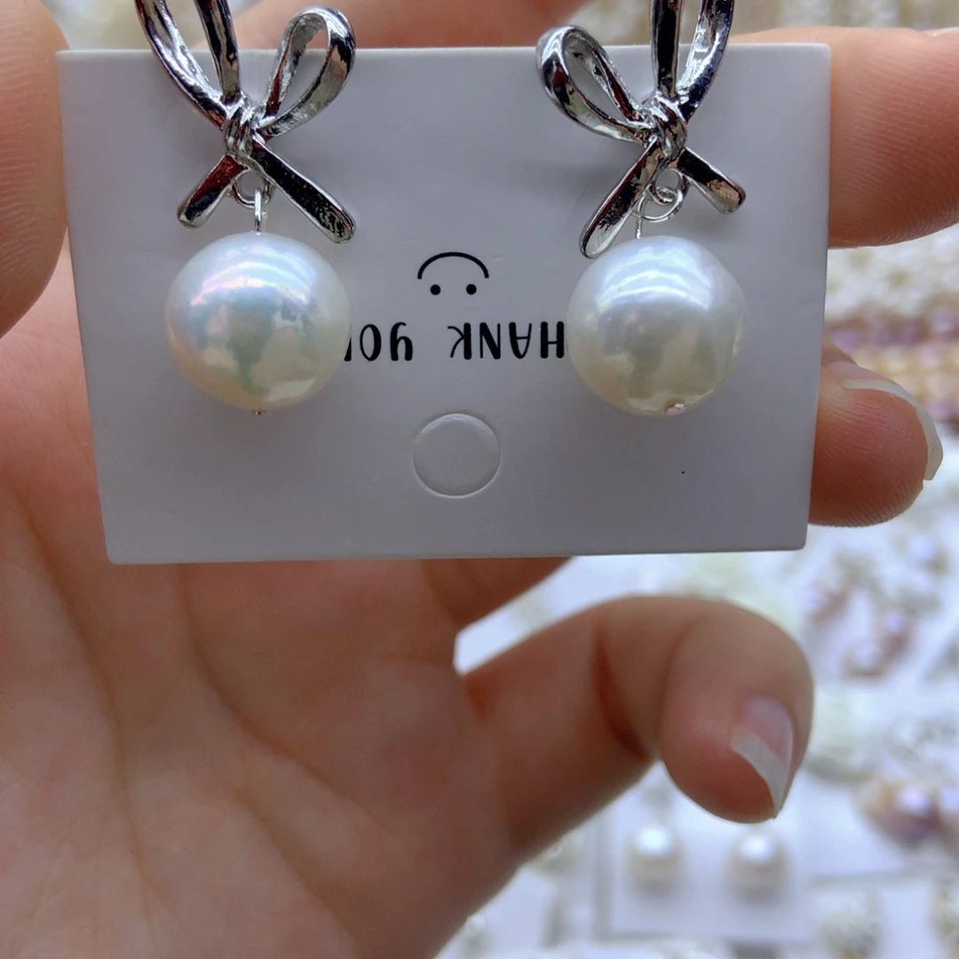 未镶嵌耳饰淡水珍珠